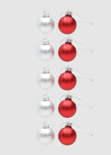 FC Bayern München - Christbaumkugel 10er Set